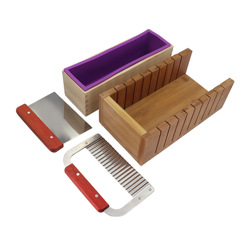 Soap Making Starter Kit - 1.2L Rechthoekige Siliconen Zeep Brood Mallen