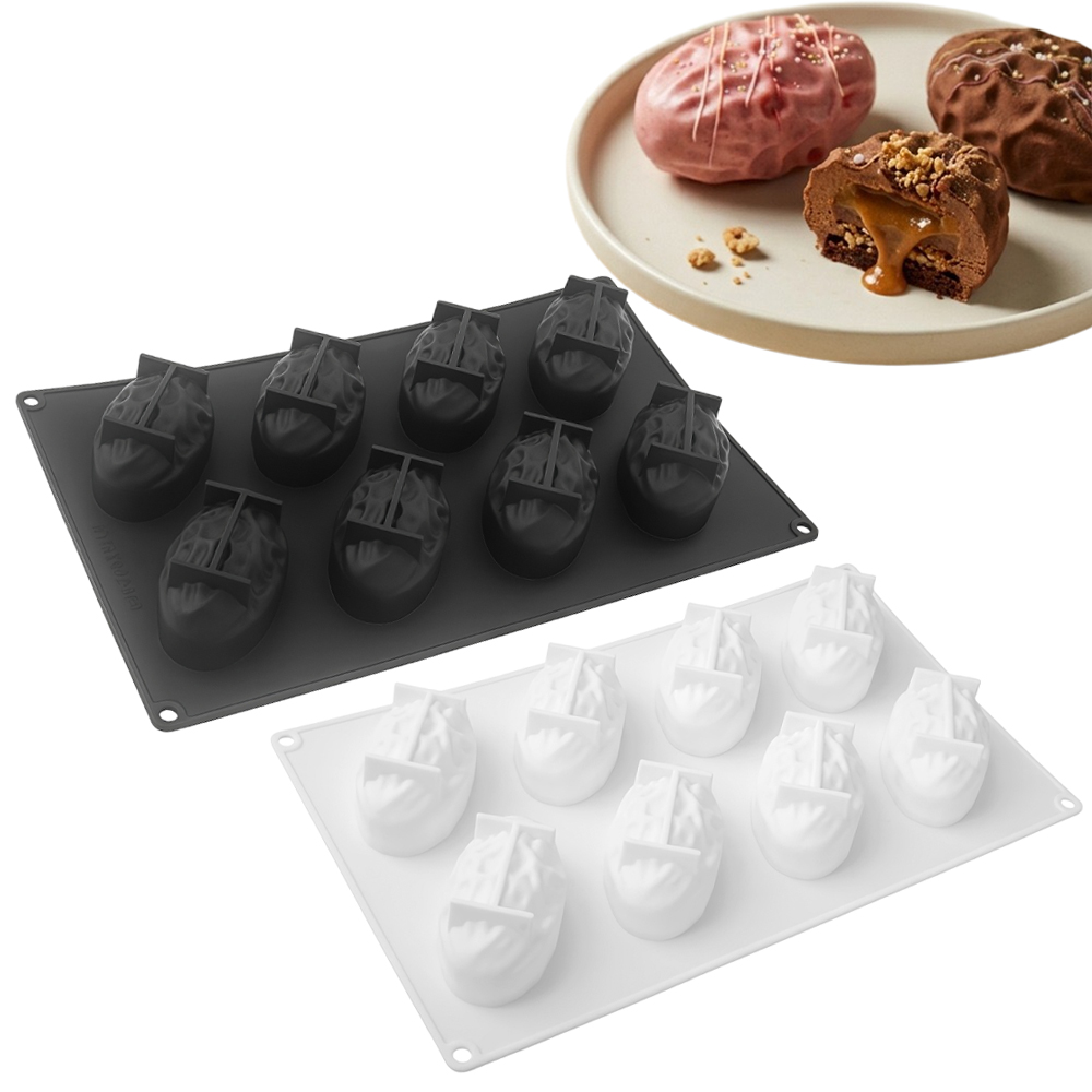 Melt Pour Soap Base - 3 of 8-delige dadelpalmvormige siliconen mousse