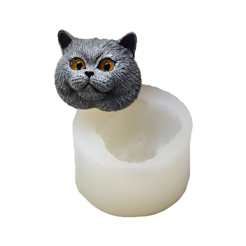 Melt Pour Soap Base - Siliconen Mal Kortharige Kat Vormige Handgemaakte