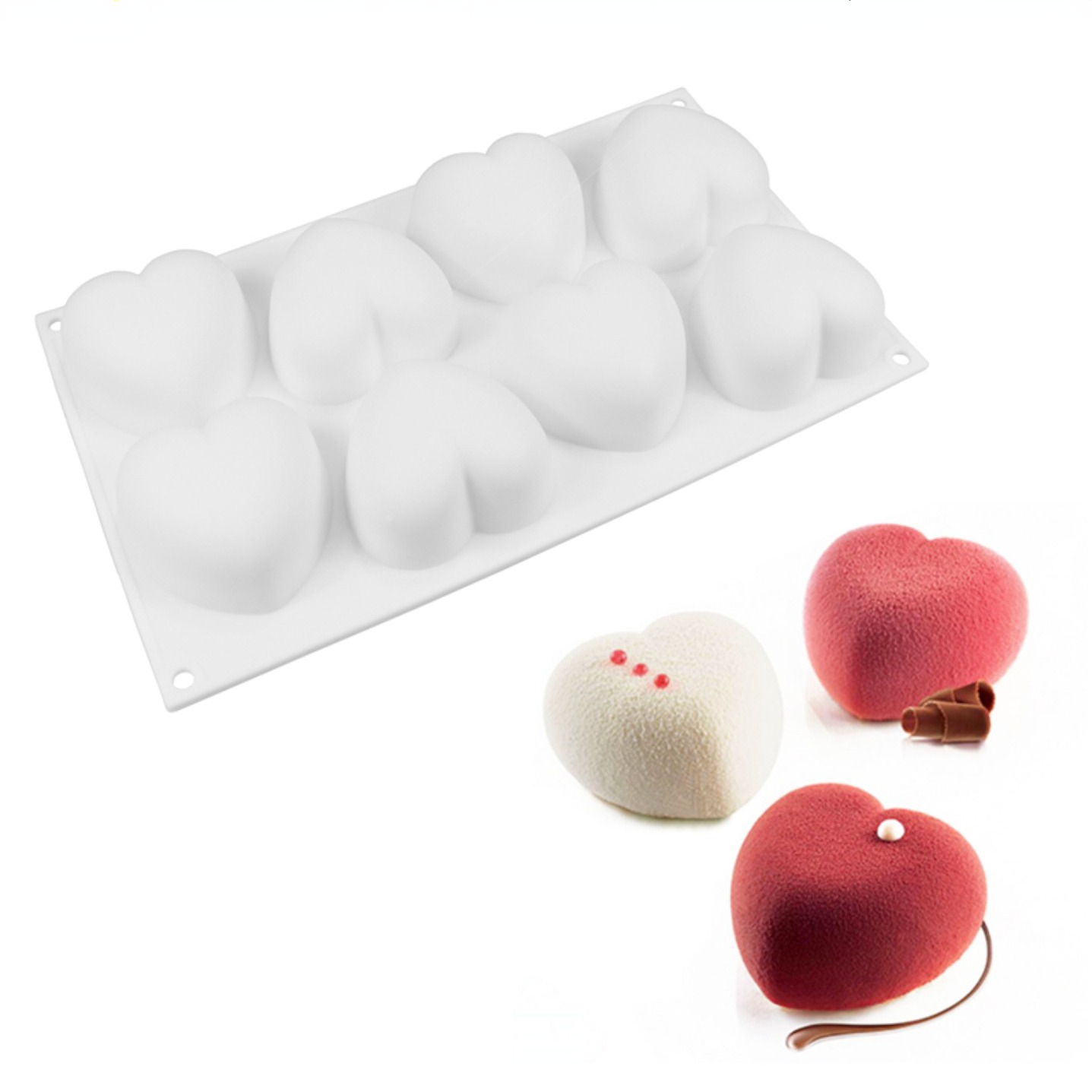 Melt Pour Soap Base - Liefde Hart Siliconen Zeep Schimmel Handgemaakte