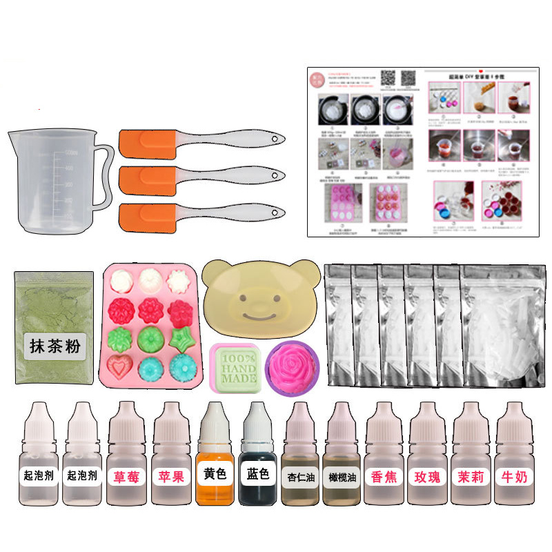 Soap Making Starter Kit - Plant DIY Materiaal Pakket Transparant Melkwit