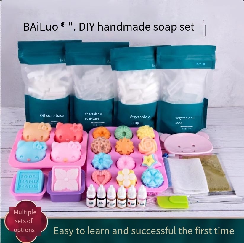 Soap Making Starter Kit - Handgemaakte zeep DIY materiaalpakket zelfgemaakte moedermelk