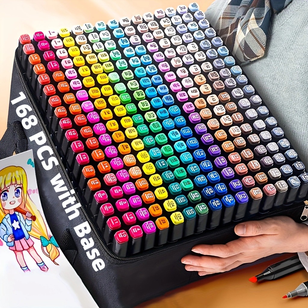 Copic Marker Sketch - 40/60/80/132/180/274 Kleuren Alcohol Tekenstiften Dubbele Punt