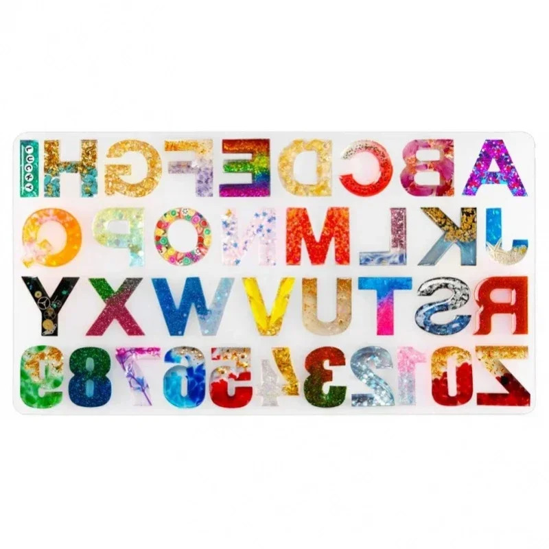 Melt Pour Soap Base - 1pc/2pcs/3pcs LettersAtoZ,Number0to9Silicone Mold,forDIYCrafts,Zeep maken, Kaarsen maken,