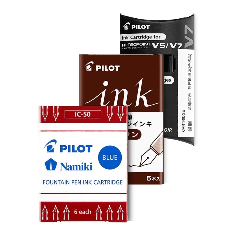 Pilot Pen V5 - Hoge Kwaliteit Pilot IC-50 Wegwerp Inktcartridge