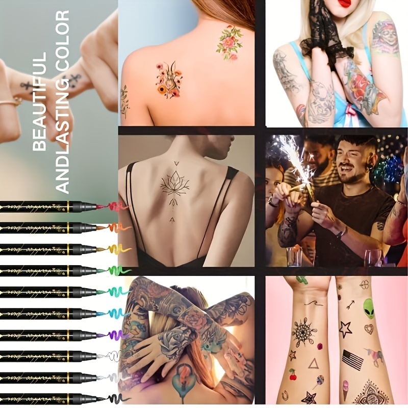 Tijdelijke Tattoo Marker Set 1 - Copic Marker Sketch recensie en prijs