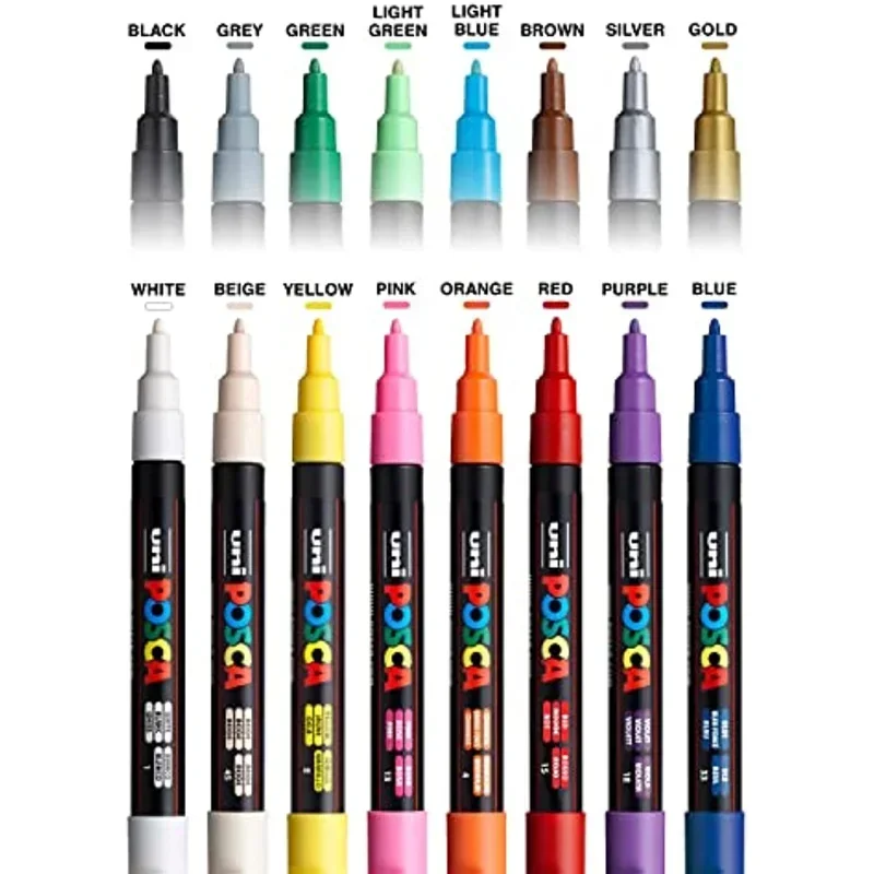 Uni Posca Art Marker Set 7/8/1 - Copic Marker Classic recensie en prijs