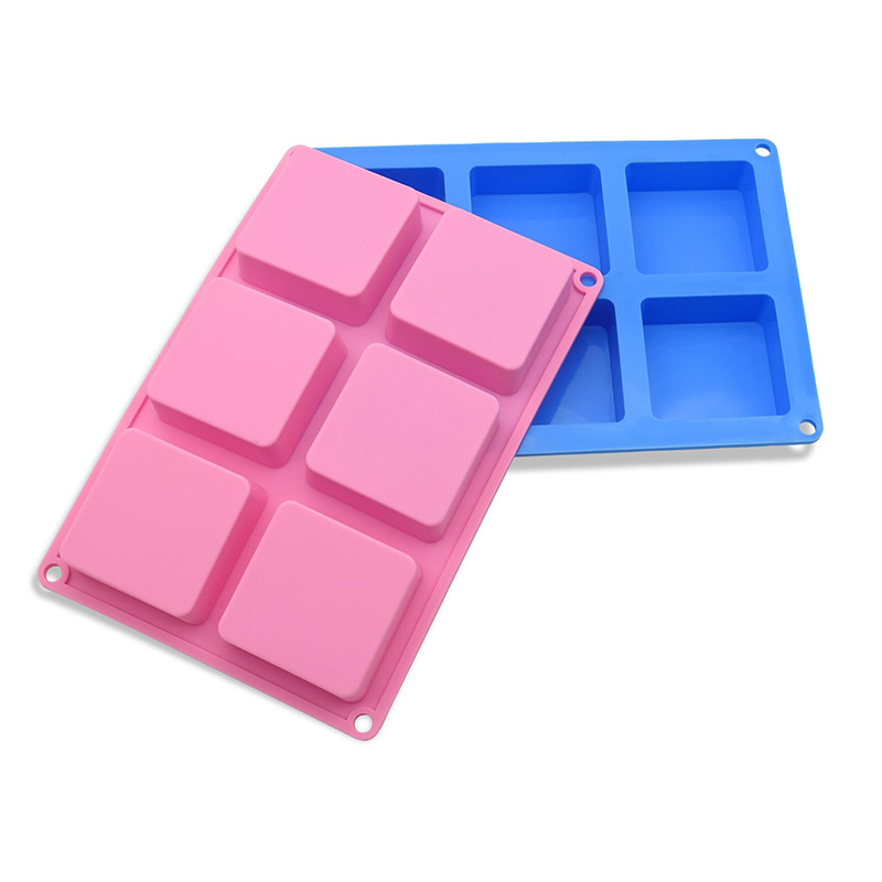 Vierkante Zeepvormen 6-holte A - Melt Pour Soap Base recensie en prijs