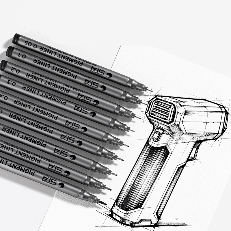 0.1/0.2/0.3/0.4/0.5 Profession - Copic Marker Sketch recensie en prijs