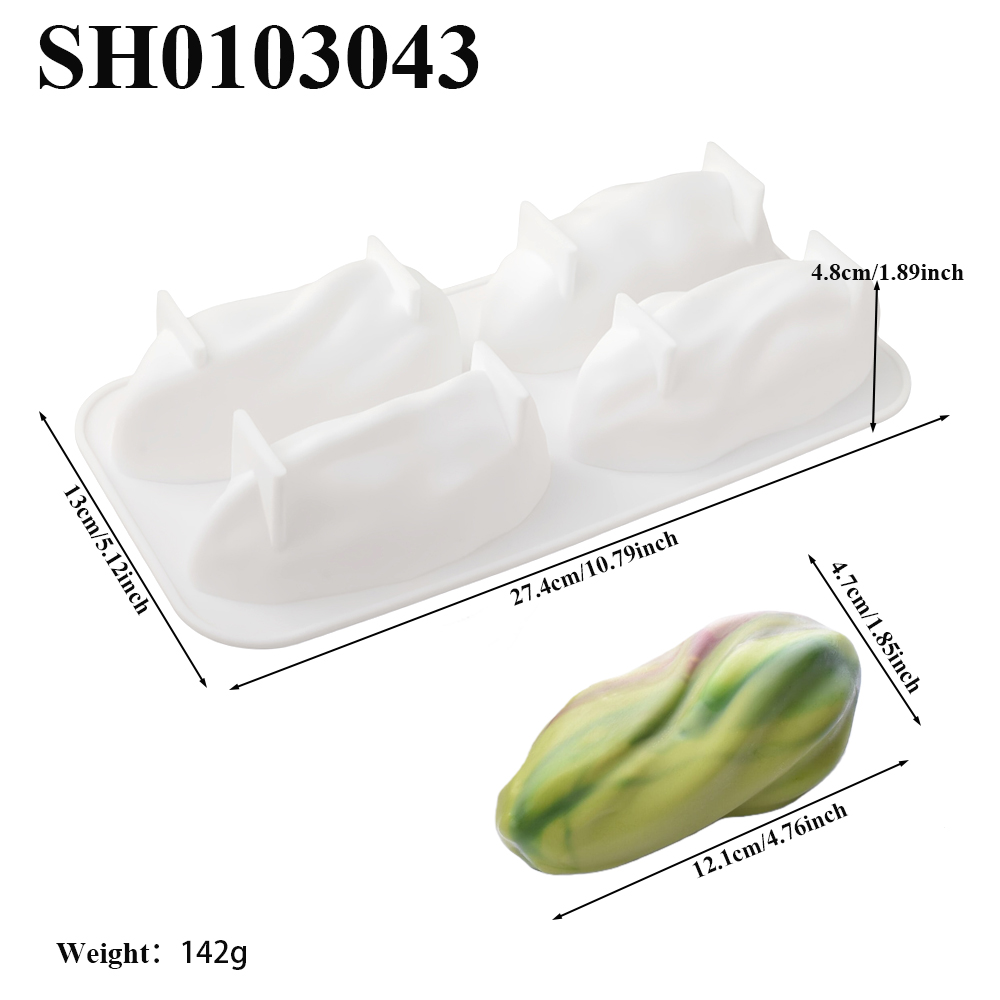 4 of 9-delige pistachevormige  - Melt Pour Soap Base recensie en prijs