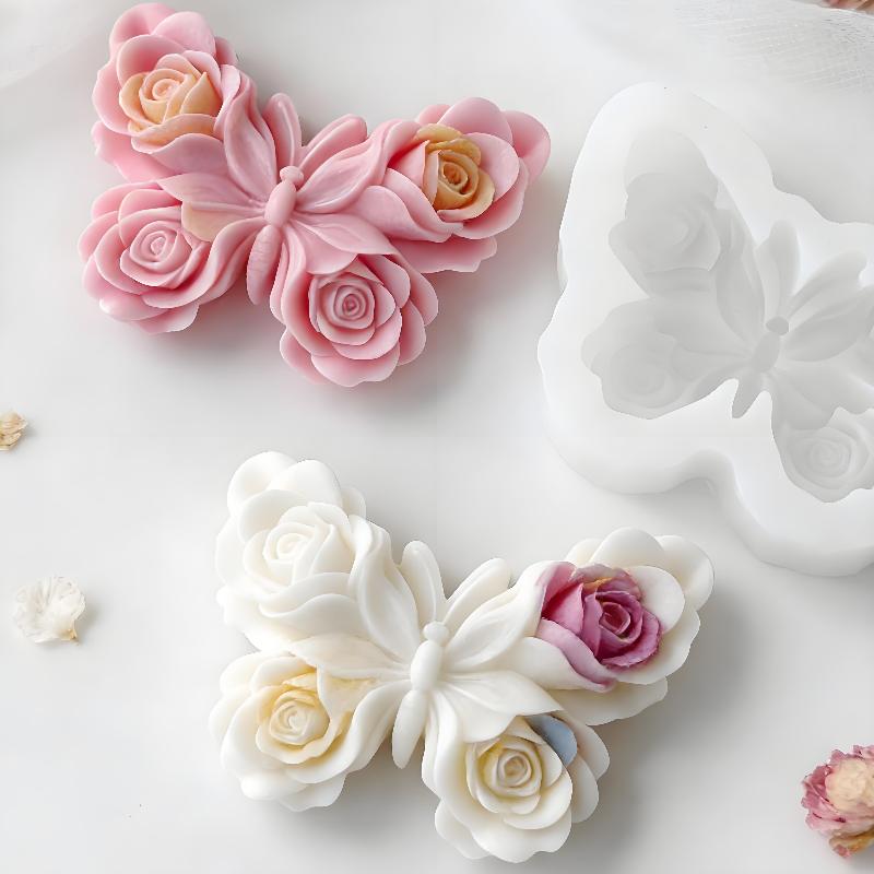 DIY Rose Butterfly Form silico - Melt Pour Soap Base recensie en prijs