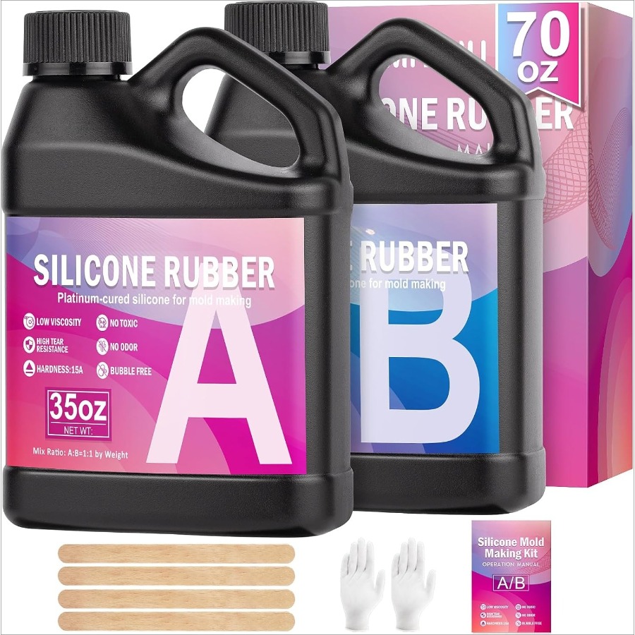 Siliconen mal maken kit, 38.8o - Melt Pour Soap Base recensie en prijs