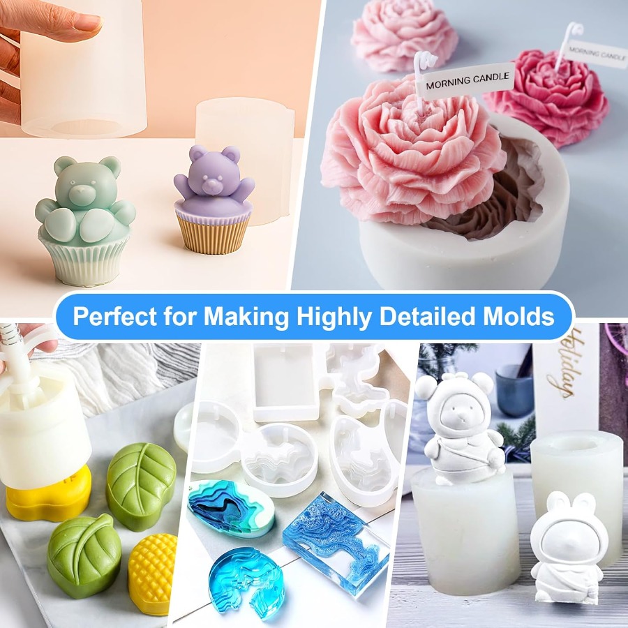 Siliconen mal maken kit, 38.8o - Melt Pour Soap Base recensie en prijs