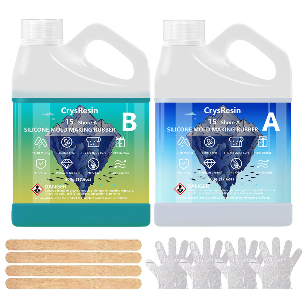 Groene vloeibare siliconen rub - Soap Making Ratios recensie en prijs