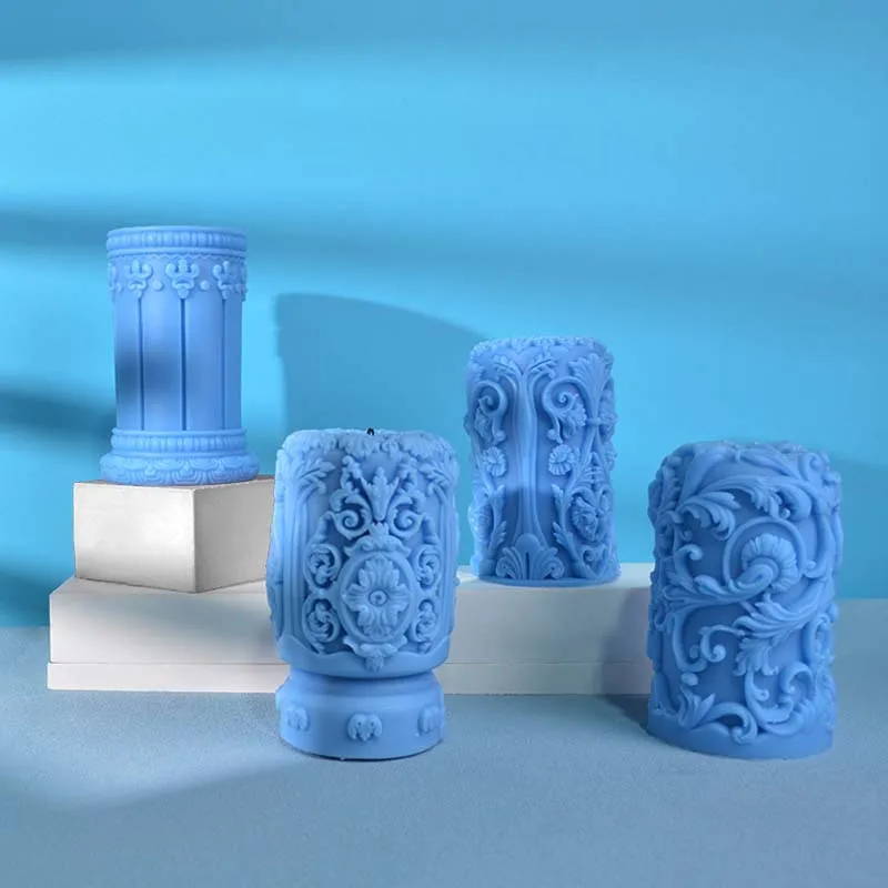 Gesneden Romeinse kolom kaars  - Soap Making Recipes recensie en prijs